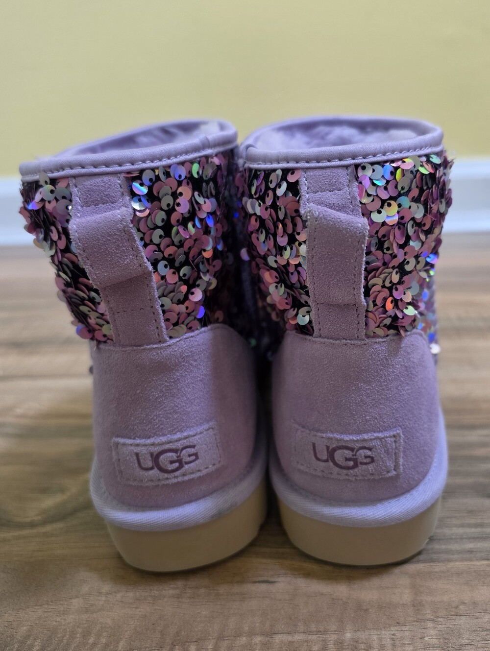 UGG Classic Mini Stellar Sequin Boots - Picture 5 of 17